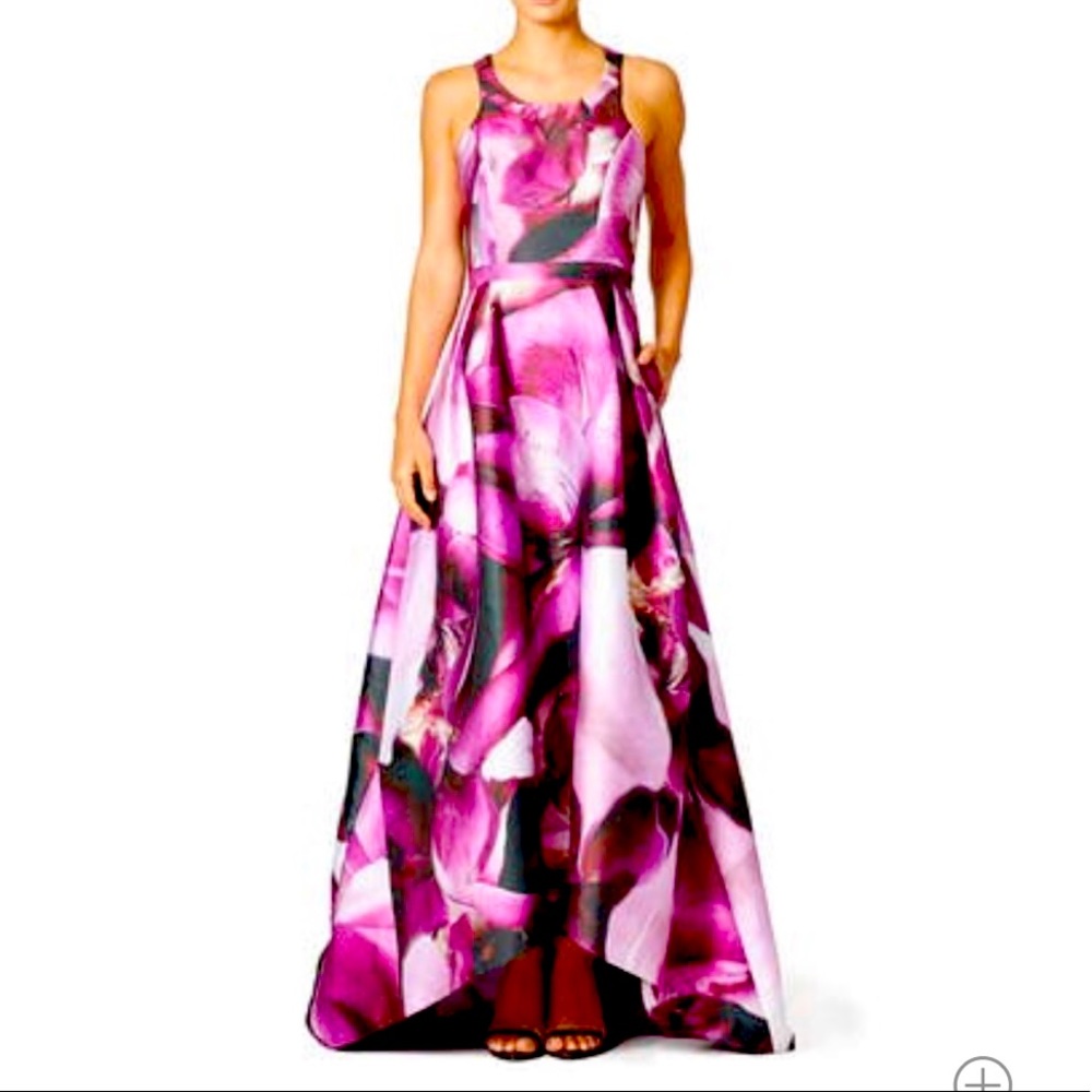 Monique Luhillier Floral Dress